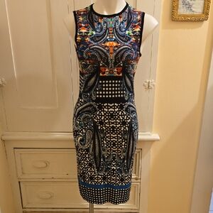 Katherine Barclay light knot print sweater dress Sz XS 🎁